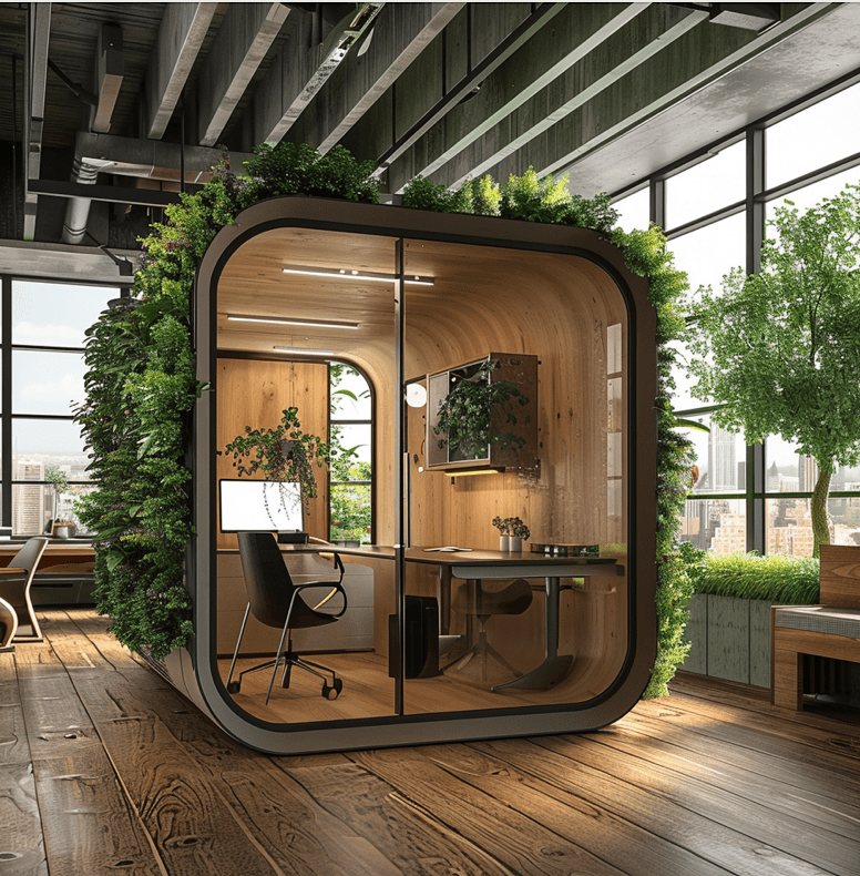 How Work Pods Can Be Central To Your Sustainable Office