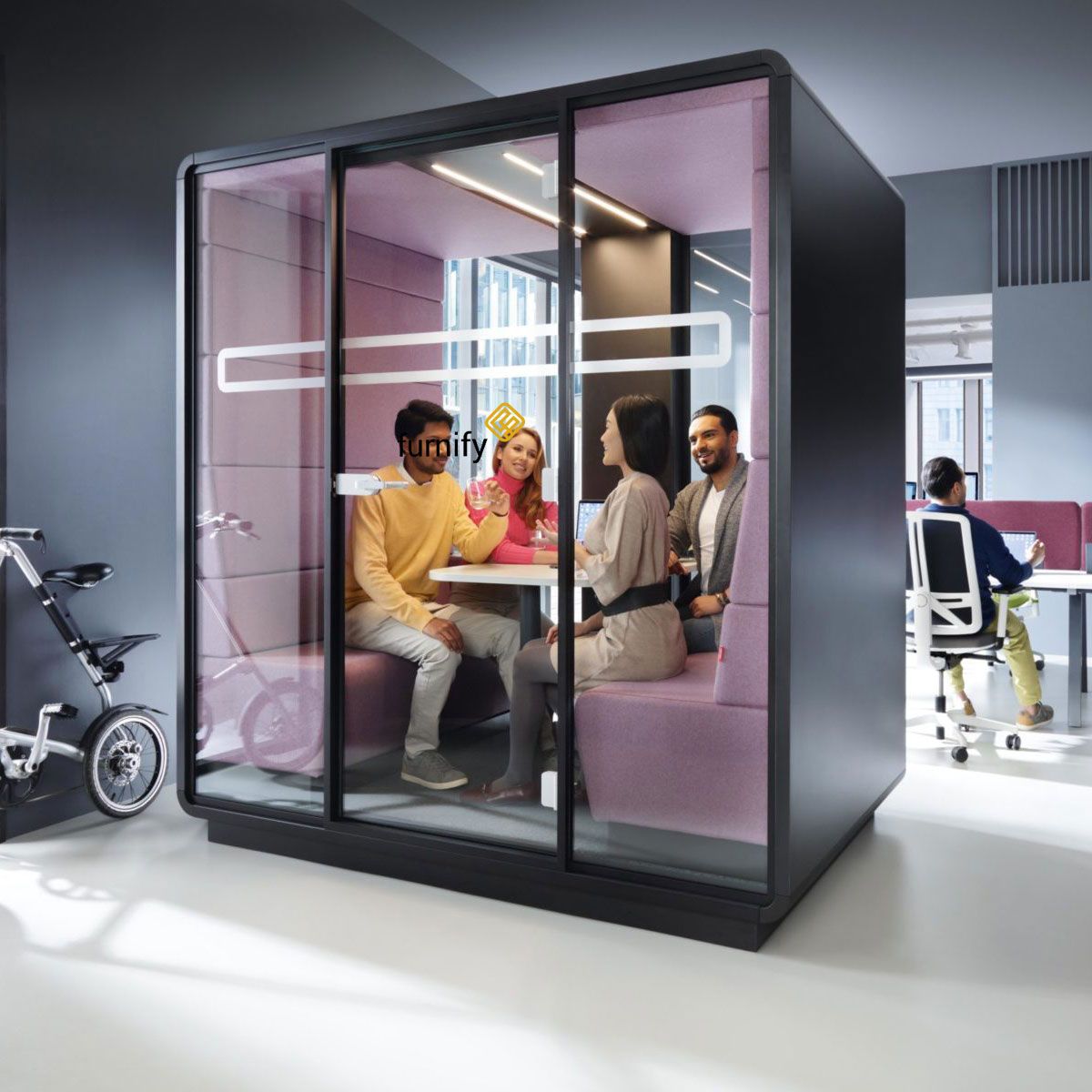Campers&Dens are office Pods that bring the intuition of the great outdoors into the workplace