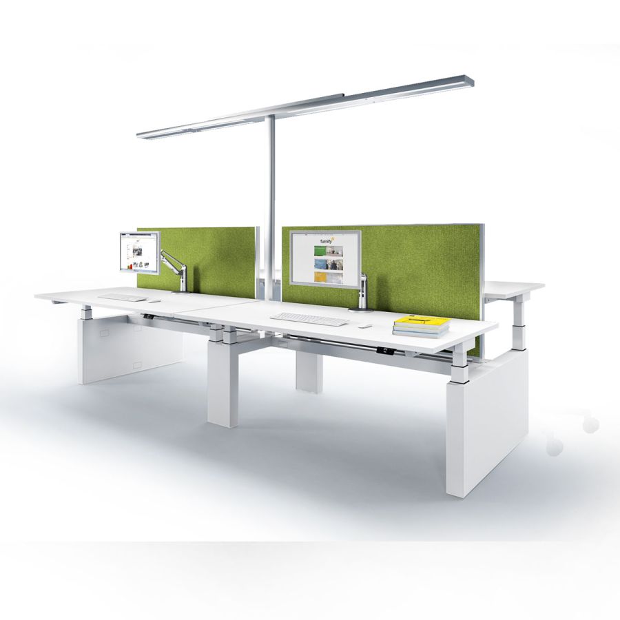 Canvaro Compact Height Adjustable Bench Desk