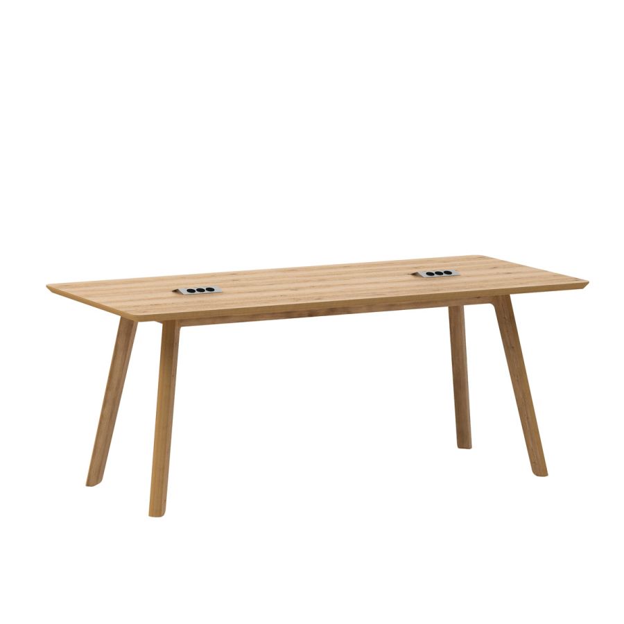 Centro Rustic High Table with Peak Power