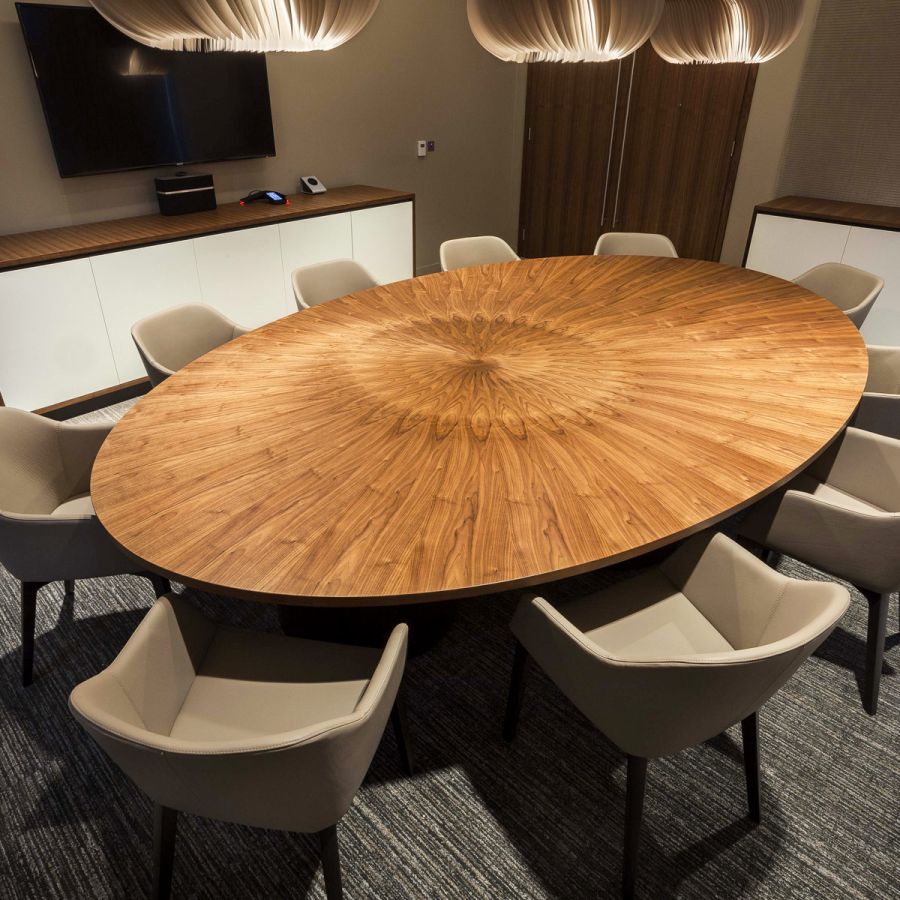 Infinity Oval Meeting Table