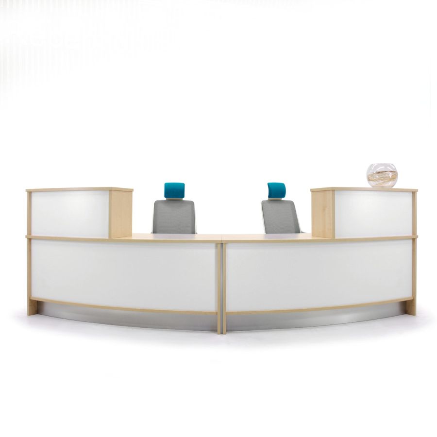 Open Curved Reception Desk