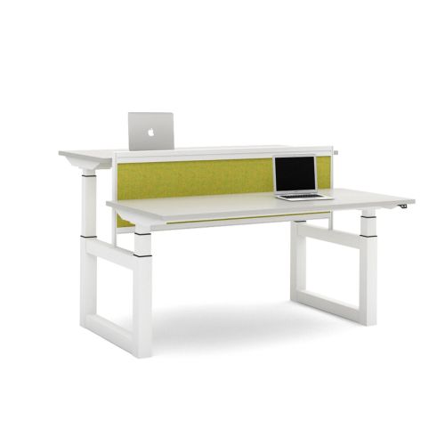 Oblique Adjust Height Adjustable Bench Desk