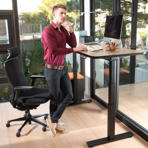 Hop Sit Stand Desk Koplus Height Adjustable Desk Furnify